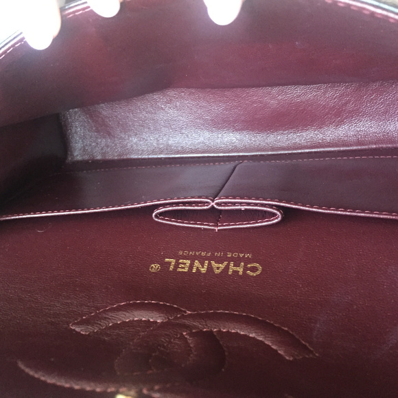 Chanel Classic Double Flap Caviar Black Medium M/L - Picture 7 of 8